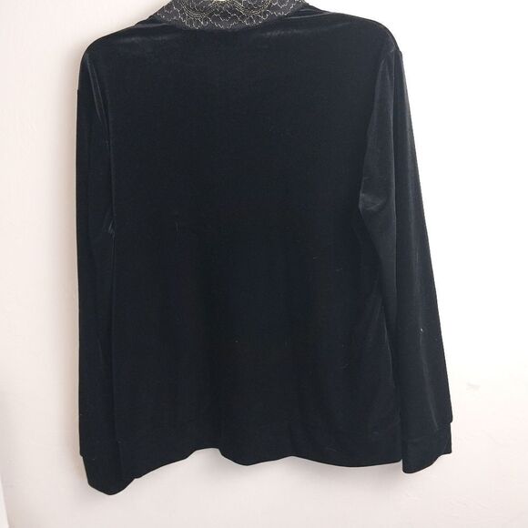 Jaclyn Smith Velour Tunic Top. Size L - Picture 13 of 16